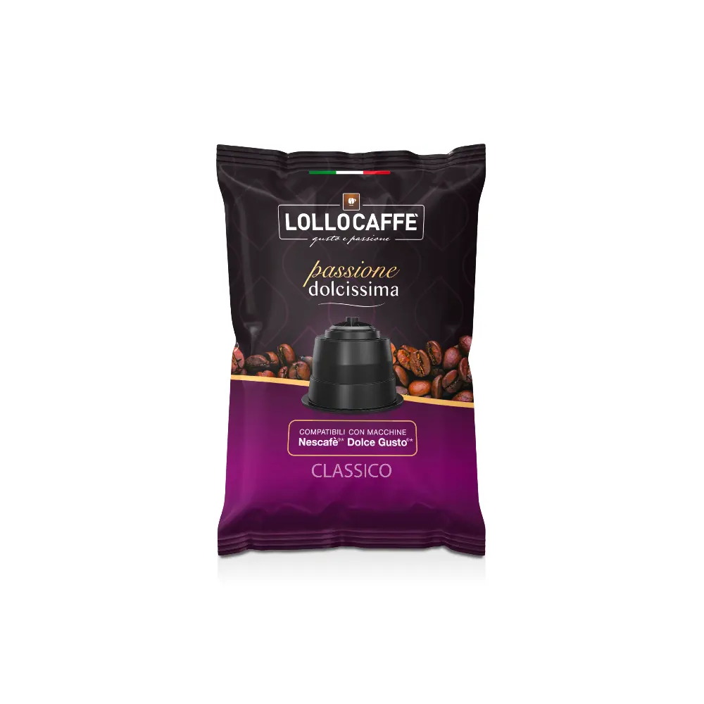Lollo Caffe Espresso Classico Dolce Gusto 50 Capsule Compatibile