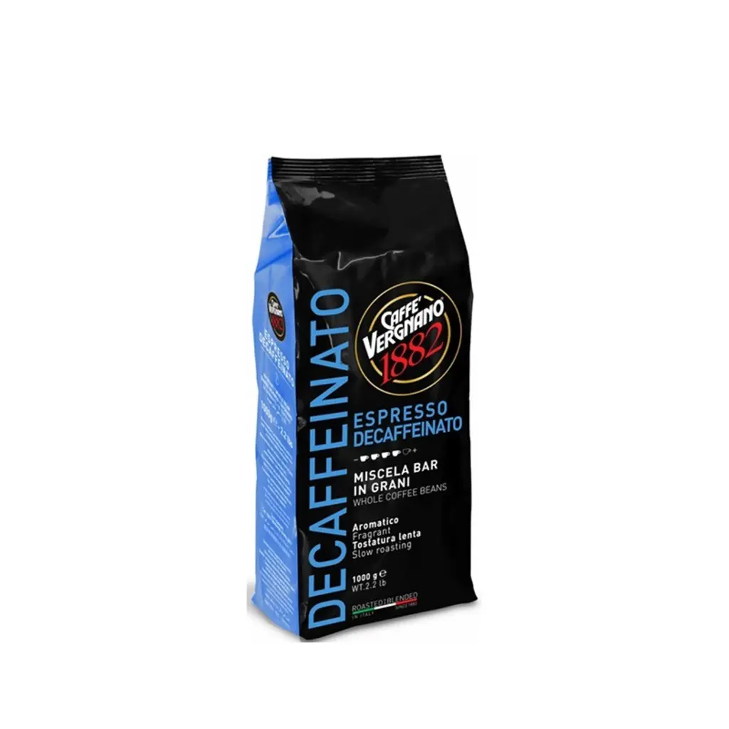 Cafea Boabe Vergnano Decaffeinato 1