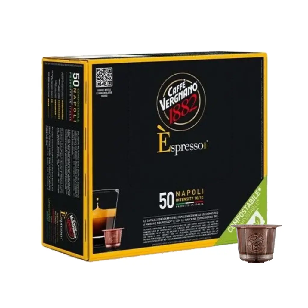 Capsule Caffe Vergnano Napoli Compatibile Nespresso