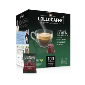 Lollo Caffe Espresso Classico Nespresso 100 Capsule Compatibile