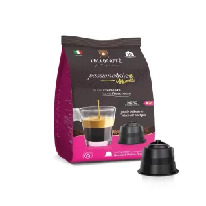 Lollo Caffe Espresso Nero Dolce Gusto 16 Capsule Compatibile