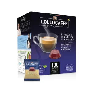 Lollo Caffe Espresso Oro A Modo Mio 100 Capsule Compatibile
