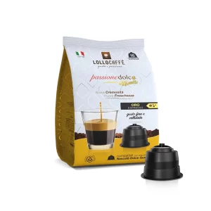 Lollo Caffe Espresso Oro Dolce Gusto 16 Capsule Compatibile