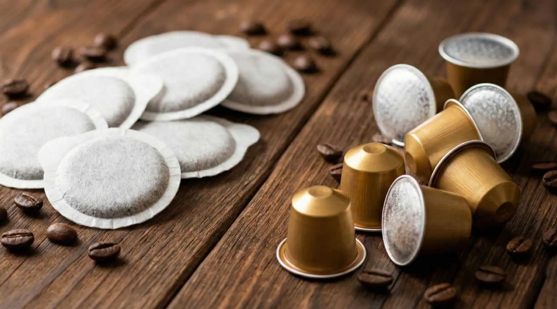 Paduri vs capsule comparatie Caffeccino