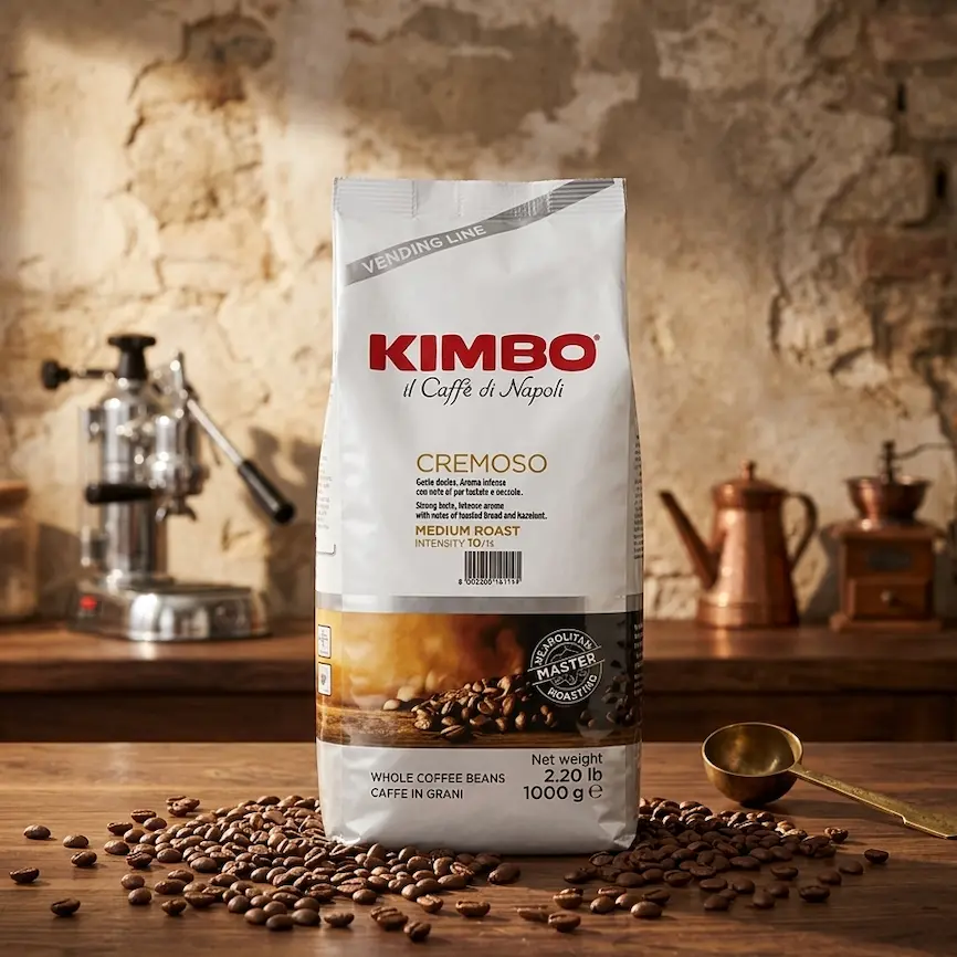 Cafea Boabe Kimbo Cremoso 1kg Caffeccino
