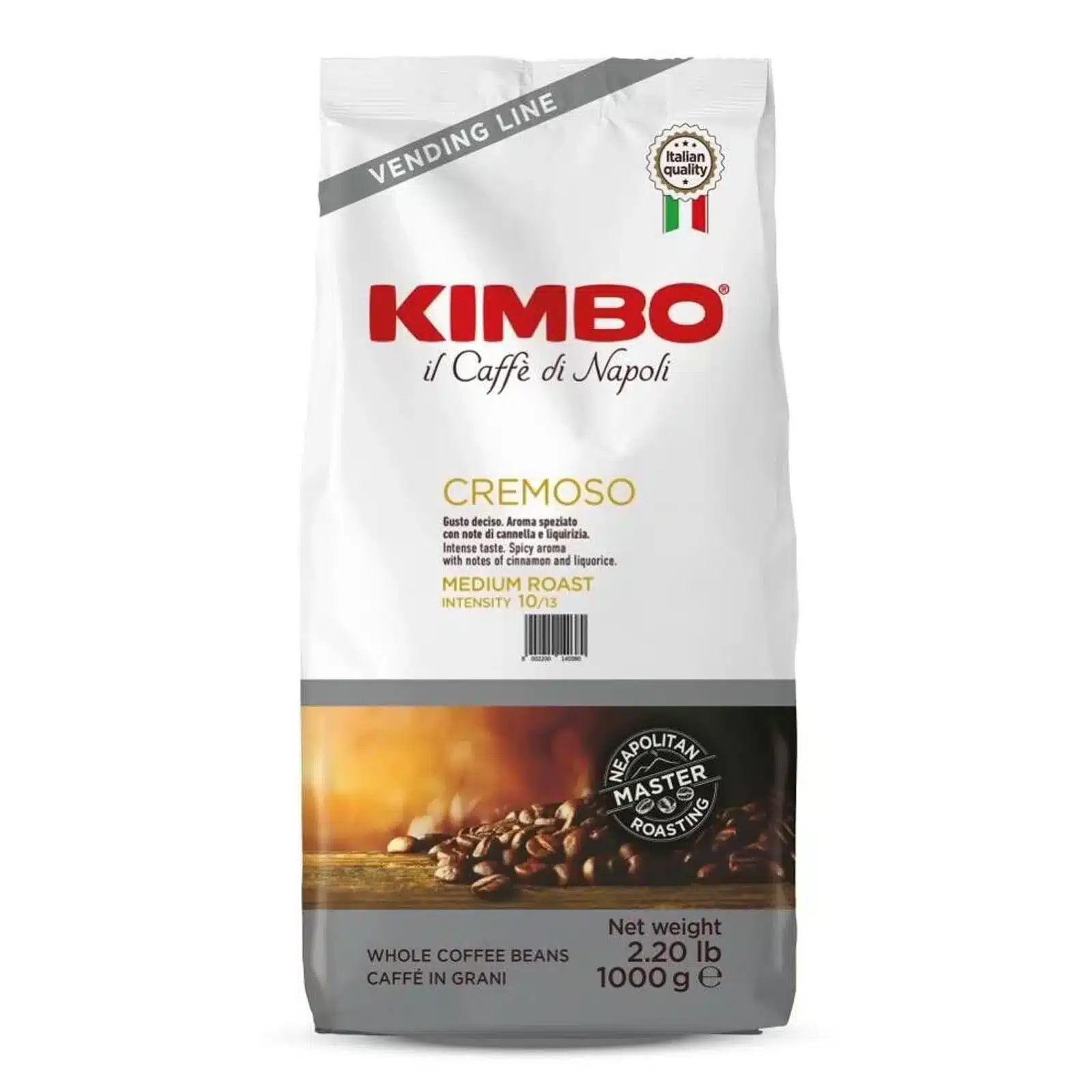 Cafea Boabe Kimbo Cremoso 1kg Caffeccino