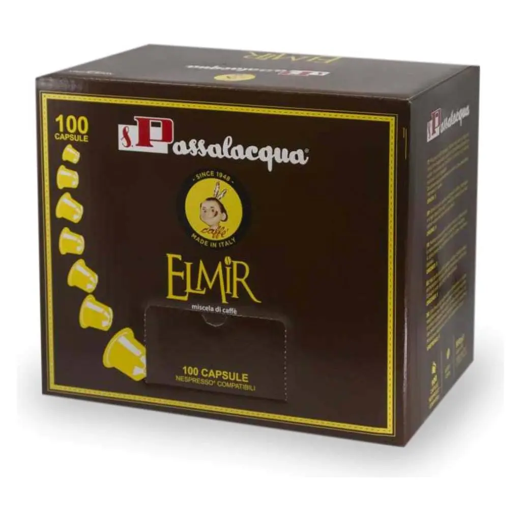 Passalacqua Miscela Elmir Compatibile Nespresso 100 Capsule
