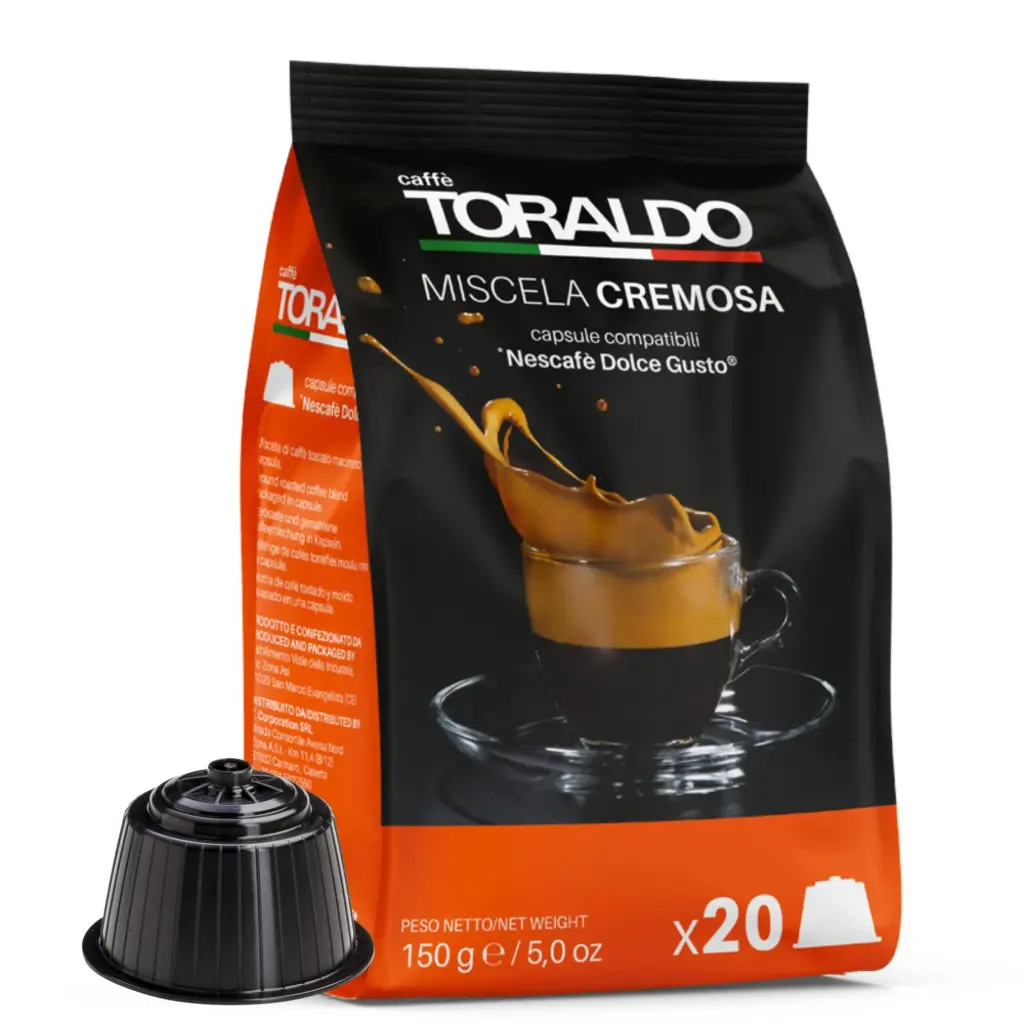 toraldo miscela cremosa dolce gusto 20 capsule